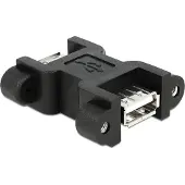 DeLOCK 65559, USB2.0-A, USB2.0-A, zwart