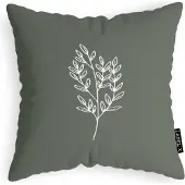 Label2X Kussen flower green