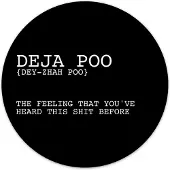 Label2X Muurcirkel deja poo