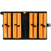 Petzl - Octo Opbergtasje - IJsschroevenhouder One Size, zwart/oranje
