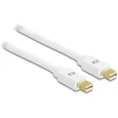 DeLOCK Mini DisplayPort kabel - versie 1.2 (4K 60 Hz) / wit - 1 meter