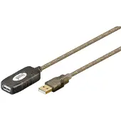 Goobay actieve USB naar USB verlengkabel - USB2.0 - tot 0,5A - 5 meter