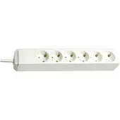 Brennenstuhl Eco-Line stekkerdoos met 6 contacten / wit - 1,5 meter