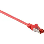 Goobay S/FTP CAT6 Gigabit netwerkkabel / rood - LSZH - 30 meter