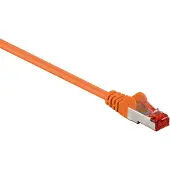 Goobay S/FTP CAT6 Gigabit netwerkkabel / oranje - LSZH - 30 meter