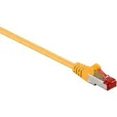 Goobay S/FTP CAT6 Gigabit netwerkkabel / geel - LSZH - 50 meter