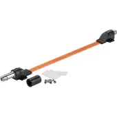Pro F (v) - F (v) deur/raam coax adapter / weerbestendig - 0,20 meter