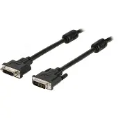 DeLOCK DVI-I Dual Link monitor verlengkabel / zwart - 1 meter