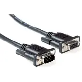 Dolphix VGA monitor verlengkabel - CCS aders / zwart - 10 meter