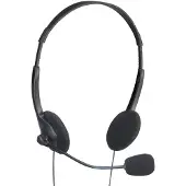 Soundlab on-ear stereo headset - 2x 3,5mm Jack / zwart - 2,5 meter
