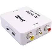 Dolphix Tulp Composiet AV naar HDMI converter / wit