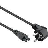 ACT AK5188 230V Stroomkabel Randaarde Stekker Schuko CEE7/7 C5 Zwart - 7 meter