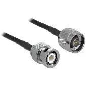 DeLOCK N (m) - BNC (m) kabel - LMR195/RF195 - 50 Ohm / zwart - 10 meter
