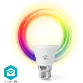 Nedis SmartLife Wi-Fi LED-lamp - B22 fitting / full-color en warm-wit