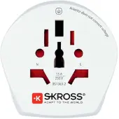 Skross combi-reisadapter Europa naar Italië/Wereld naar Europa