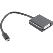 S-Impuls USB-C naar DVI adapter met DP Alt Mode (1920 x 1200) / zwart - 0,15 meter