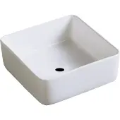 Best design Opbouw Wastafel Bissel 31x31x12.5 cm Keramiek Wit