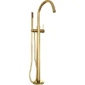 Brauer Gold Edition vrijstaande badkraan set 1 goud geborsteld PVD