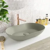 Mondiaz onni waskom solid surface 55 cm kleur army /army