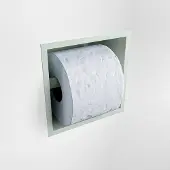 Mondiaz easy toiletrolhouder cube 160 solid surface 16x8,6 cm kleur greey. Geschikt voor op en inbouw.