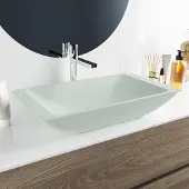 Mondiaz topi waskom solid surface 60 cm kleur greey /greey