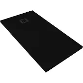 Alvoro Bewonen Bauke Douchebak Composietsteen - 120x90x3cm - Zwart - Composietsteen - Douche, Douchebakken - 5404024102637