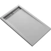Boss & Wessing Douchebak BWS Veroni Elite 120x80 cm Composietsteen Wit