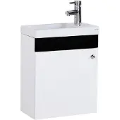 Boss & Wessing Wastafel bws elmas 25x45 cm keramiek wit