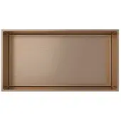 Creavit Aloni inbouwnis 30x60x10 geborsteld koper