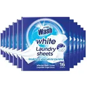 At Home 12x Wasdoekjes Witte Was 16 Stuks