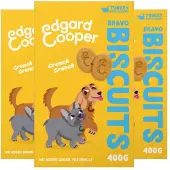 Edgard & Cooper 3x Adult Biscuit Kalkoen & Kip 400 gr
