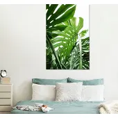 MuchoWow Wanddecoratie Metaal - Aluminium Schilderij Industrieel - Planten - Groen - Jungle - Natuur - 100x150 cm - Dibond - Foto op aluminium - Industriële muurdecoratie - Voor de woonkamer/slaapkamer