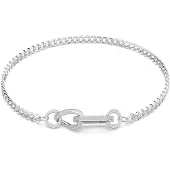 Swarovski ketting Dextera 5656620 | zilver sieraden, luxe uitstraling, kristallen ketting met glanzende afwerking