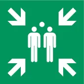 ARBO centrum Verzamelplaats pictogram