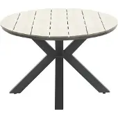 Garden Impressions Garden Impression Edison tuintafel 122 cm rond vironwood - |