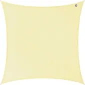 Kopu schaduwdoek 4x4m vierkant waterdicht 230 gram zonnedoek creme