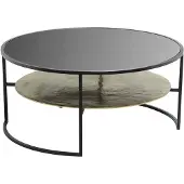 Starfurn Salontafel Lecia | 80 cm (Zwart, 80x80x50 diameter: 80cm)
