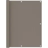 vidaXL Balkonscherm 120x500 cm oxford stof taupe