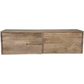 Starfurn Zwevend tv meubel Vision Natural | 120 cm (Naturel, 120x30x35cm)