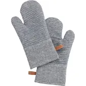 Wenko Keukenhandschoen Ada Stripes Grijs, 2 stuks, Bakhandschoenen + ovenwanten, Grijs