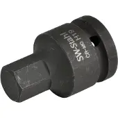 SW-Stahl 10186L-19 aandrijfas inzetstuk 19 x 76 mm, 3/4 inch impact