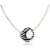 CLIC By Suzanne Clic Jewellery aluminium necklace zebra/red/blue