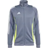 Adidas Trainingsjack 'Tiro 24' grijs / neongroen / wit