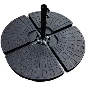 MaxxGarden Parasoltegels - Basis voor Parasolvoet - Kunststof - 4x 15 kg