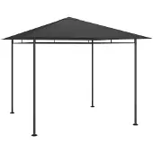 vidaXL Prieel 180 g/m² 3x3x2,7 m antracietkleurig