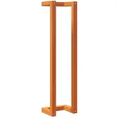 vidaXL Handdoekenrek 23x18x90 cm massief grenenhout wasbruin