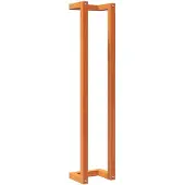 vidaXL Handdoekenrek 23x18x110 cm massief grenenhout wasbruin