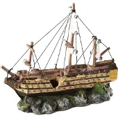Ebi Aqua Della Zeilboot (Andere gebouwen), Aquarium decoratie