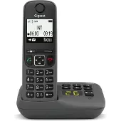 Gigaset AS490A Analoge-/DECT-telefoon Nummerherkenning Zwart