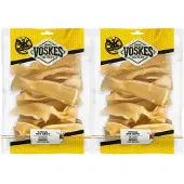 Voskes 2x Hondensnacks Runderkophuid Stukken 500 gr
